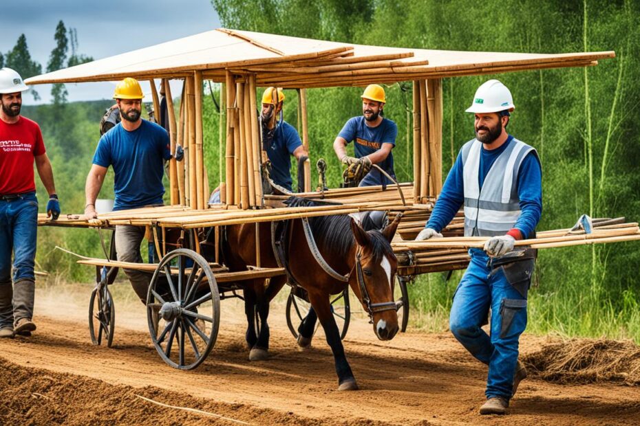 Horse-Driven Mechanisms for Sustainable Construction