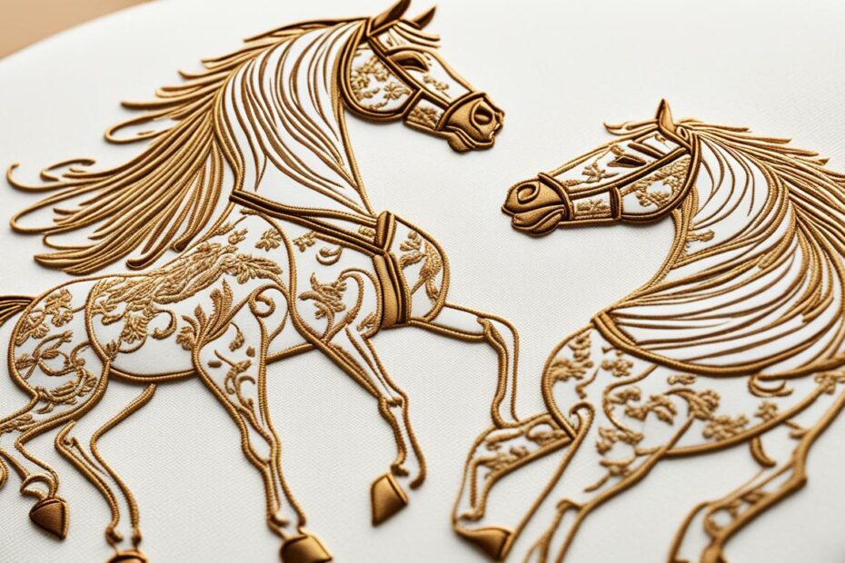 Horse-Themed Embroidery in Haute Couture