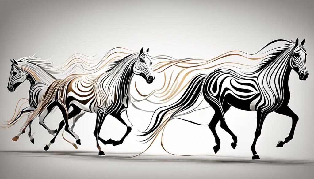 Horse gait patterns