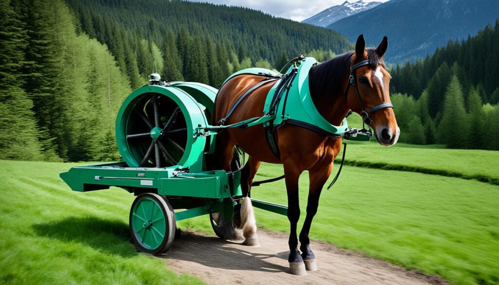Innovative Horse-Powered Grain Milling Innovative Horse-Powered Grain Milling